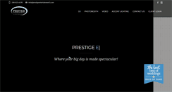 Desktop Screenshot of prestigeentertainment1.com